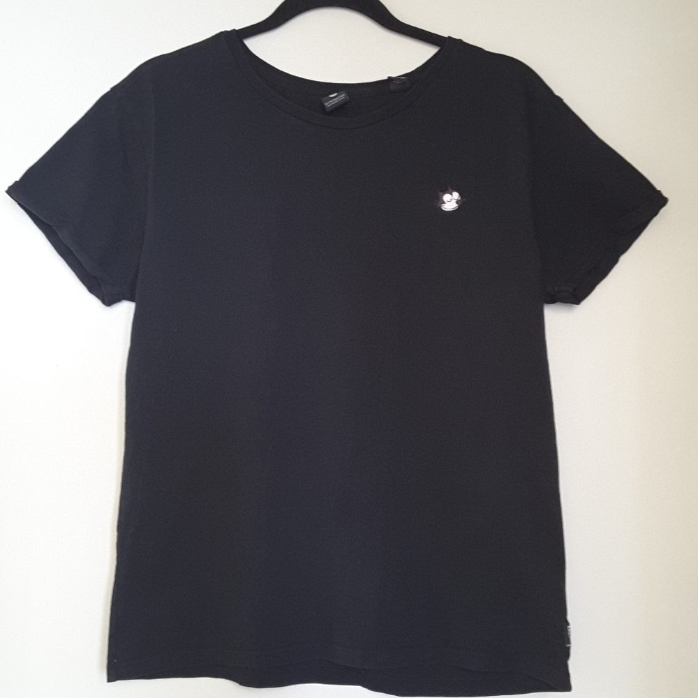 Scotch and Soda Felix The Cat Black T-Shirt M